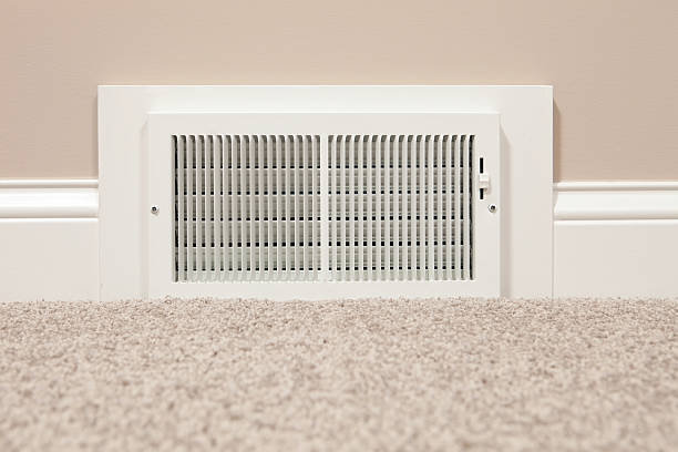 HVAC Return Air Wall Register Vent  air duct photos stock pictures, royalty-free photos & images