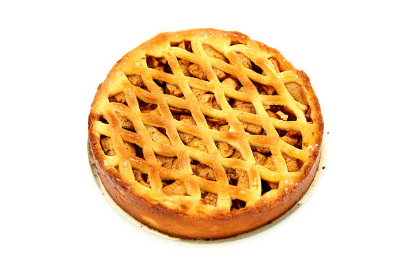 tourte aux pommes - cake pie apple pie apple photos et images de collection