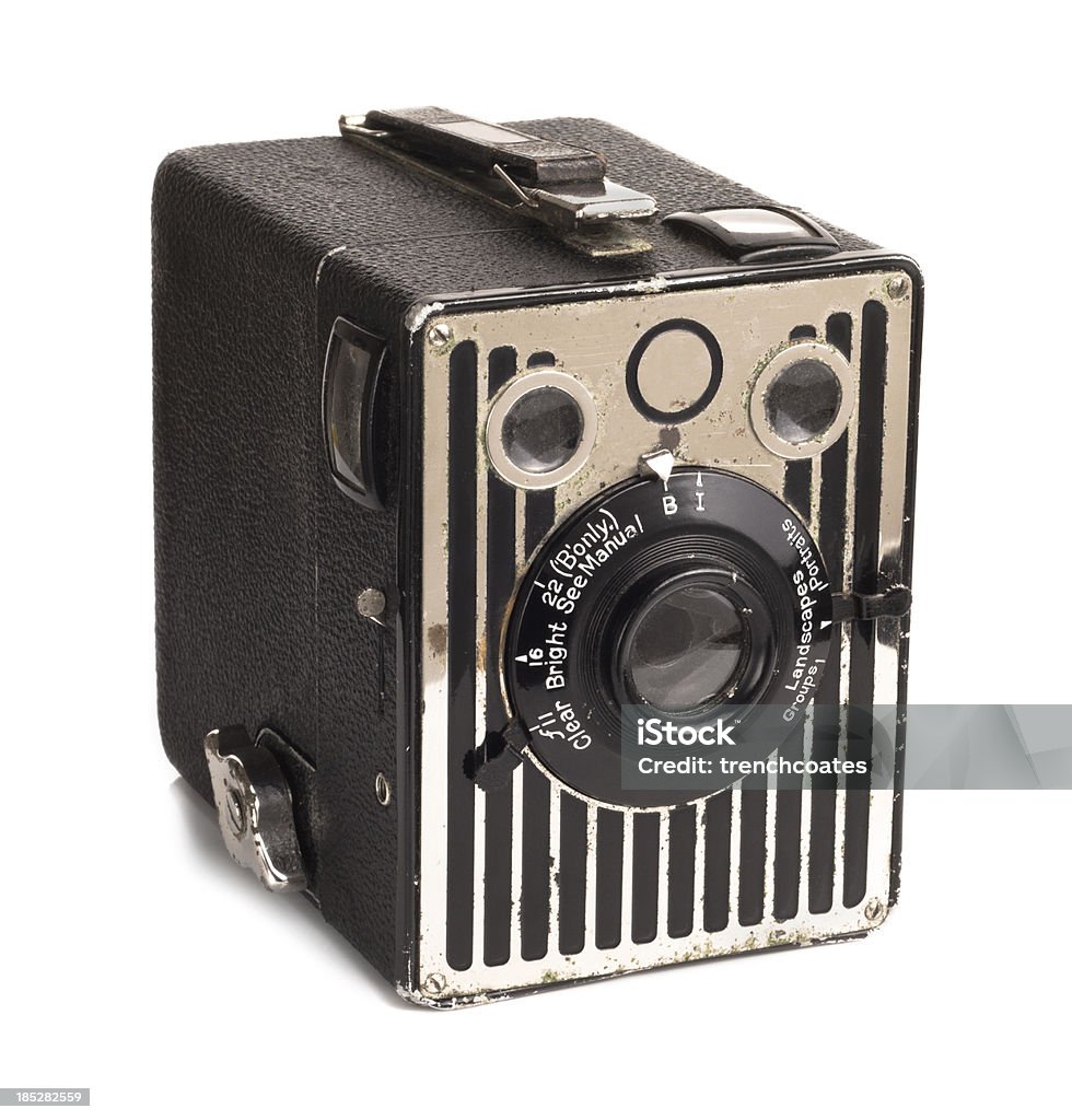 오래된 카메라 Kodak 이메일함 brownie - 로열티 프리 카메라 스톡 사진