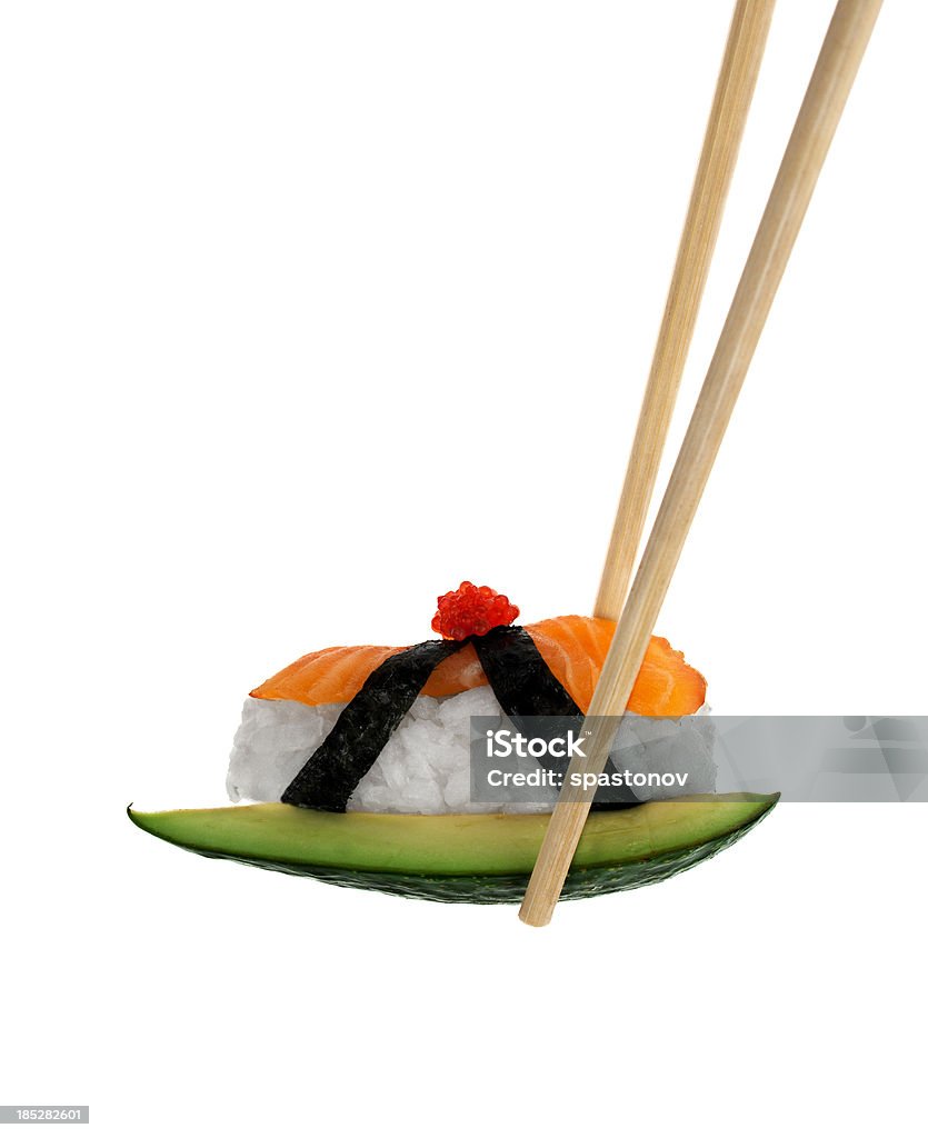 Creative peças de Sushi japonês - Foto de stock de Sushi royalty-free