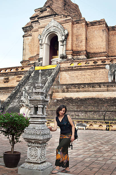 istock Tourist at a Buddhist Temple 185282632