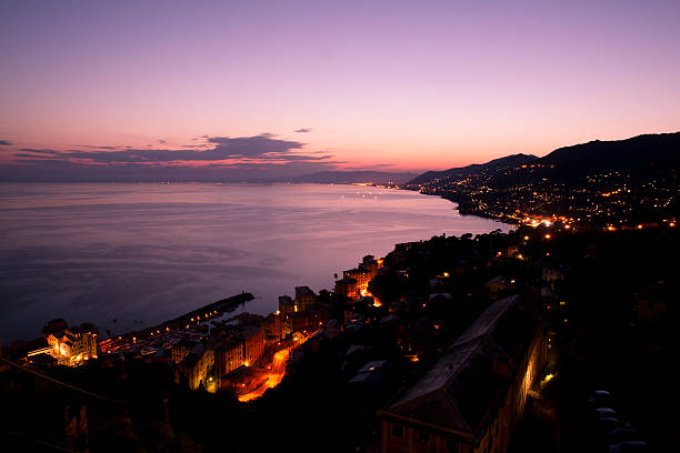 istock Sunset With Sea View In Camogli Italy 185283633