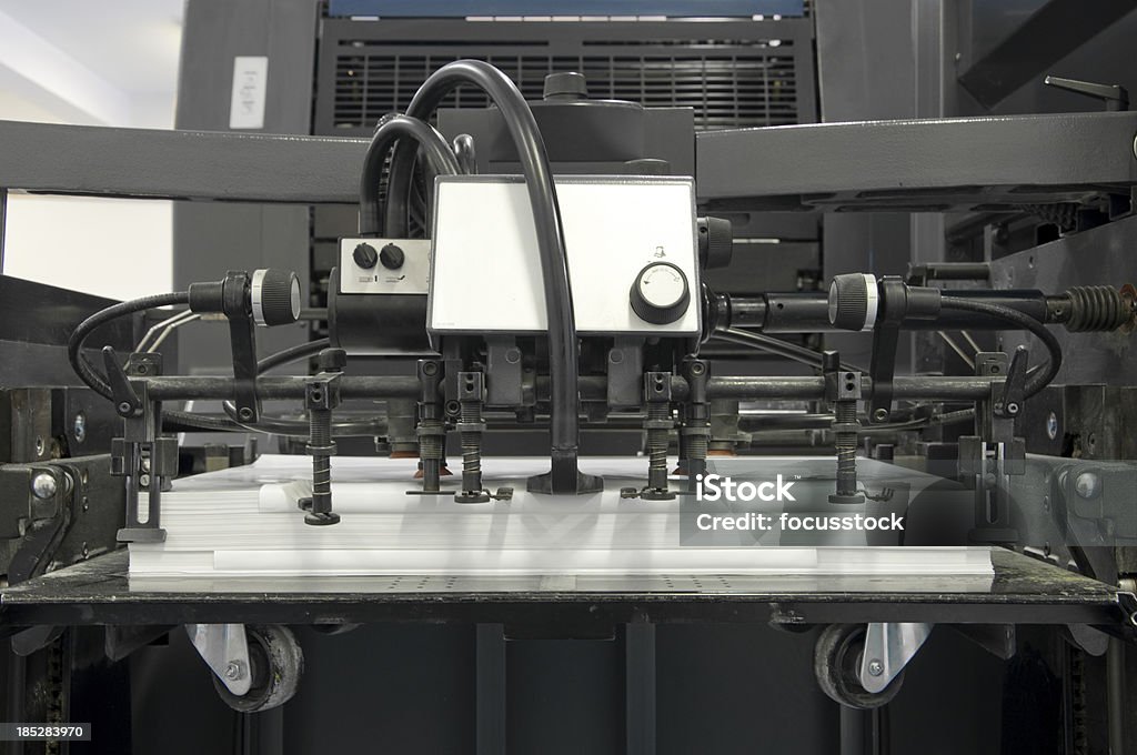 Máquina de impressão Offset - Royalty-free Fábrica de Impressão Foto de stock