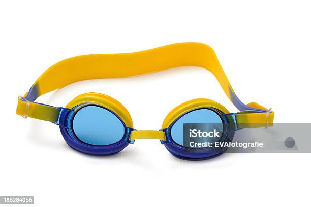 Foto de Óculos De Natação e mais fotos de stock de Óculos de Natação - Óculos de Natação, Figura para recortar, Amarelo