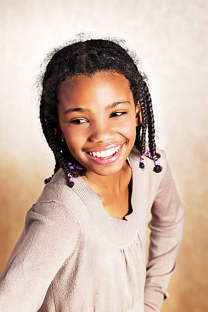 istock Cheerful African American girl. 185284131
