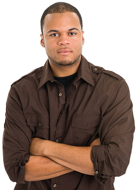 istock Tough Young Man With Arms Crossed 185284378