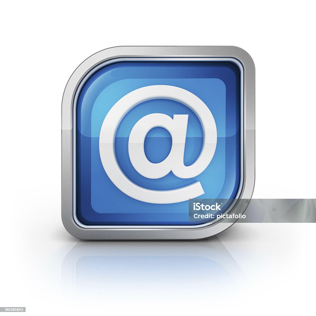 Símbolo de icono de correo electrónico a - Foto de stock de Ícono libre de derechos