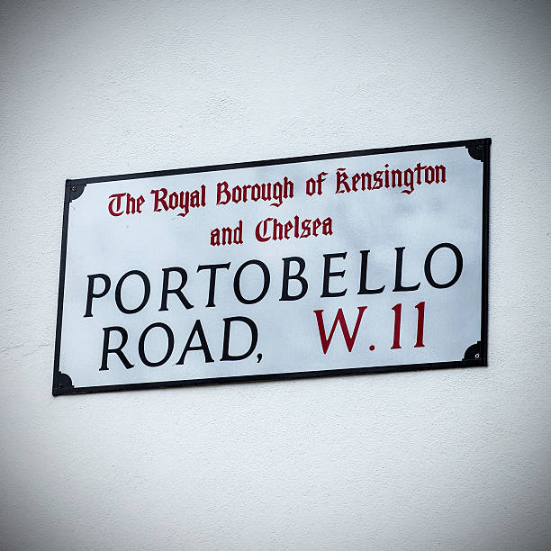 istock Portobello Road sign on wall, London 185285397