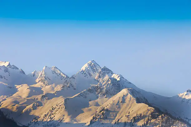 "Grossglockner mountain range in the Austrian Alps; Kaprun, Austria"