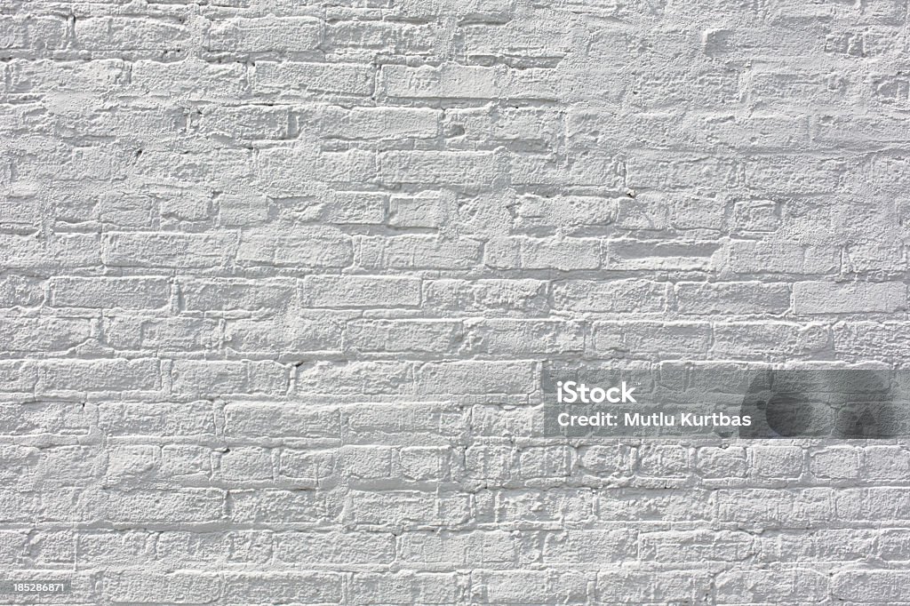 Parede de tijolo - Foto de stock de Branco royalty-free