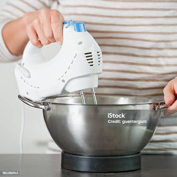 Working With A Handheld Electric Mixer In The Kitchen Stock Photo -  Download Image Now - iStock