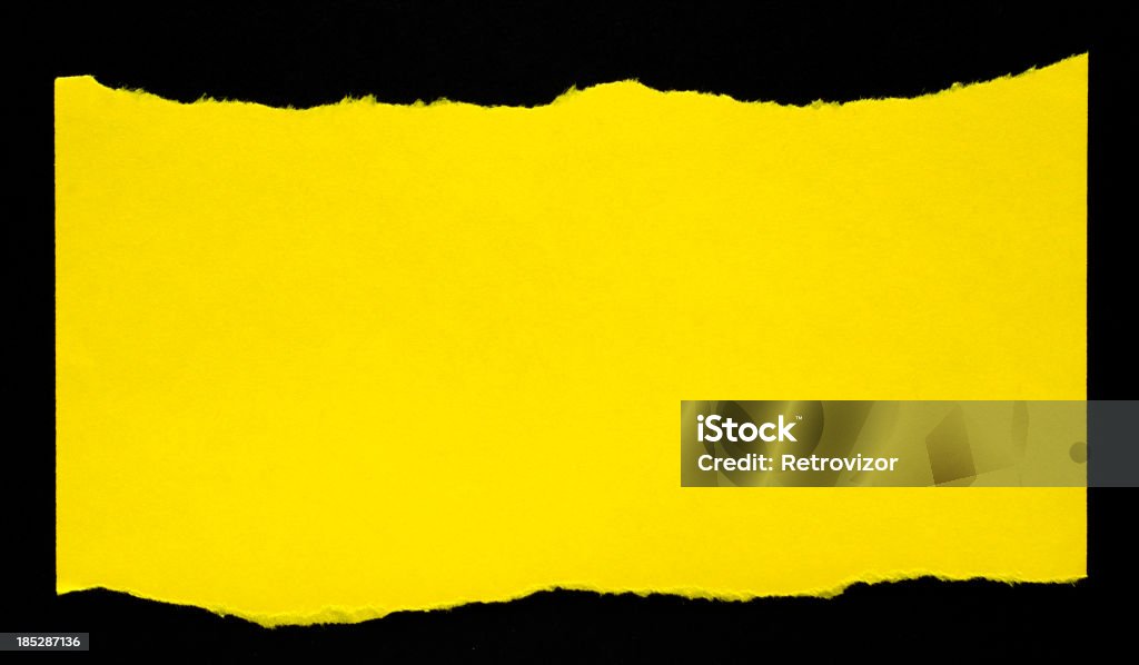 Pedaços de papel - Foto de stock de Amarelo royalty-free