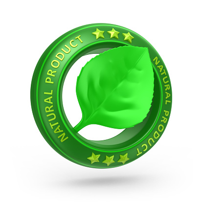 3d render. Green icon isolated on white background.
