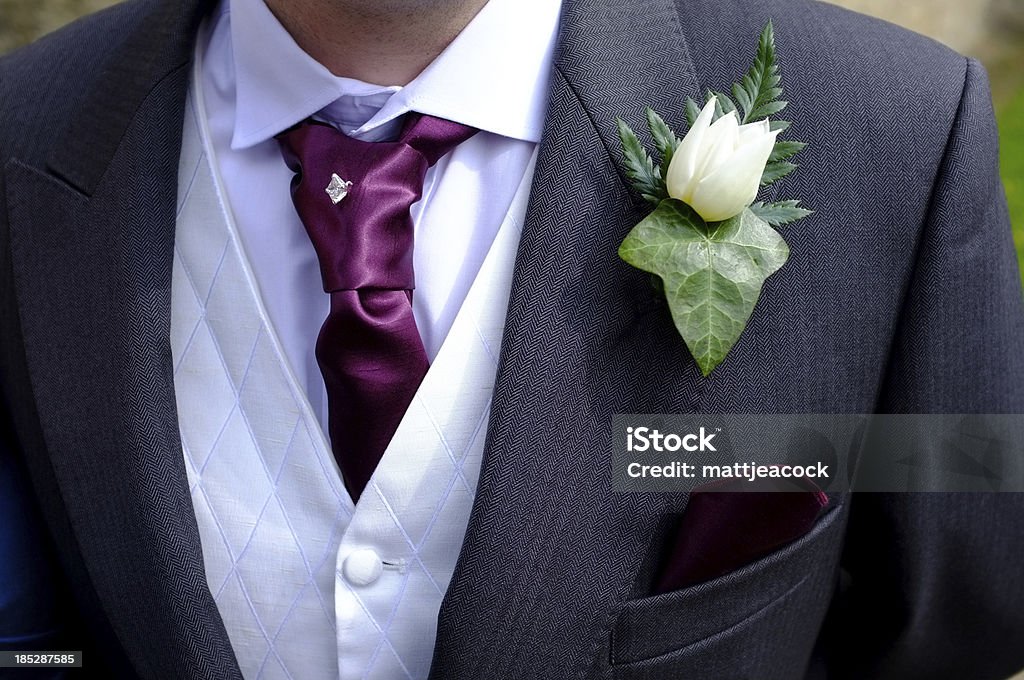 Sposo matrimonio base - Foto stock royalty-free di Fiore all'occhiello