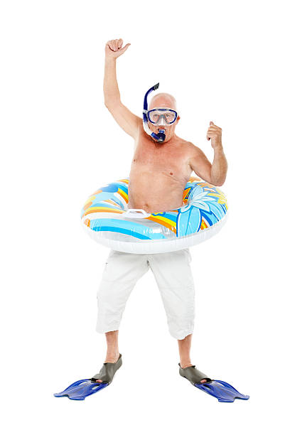 istock Excited vacationist ready for diving 185287823