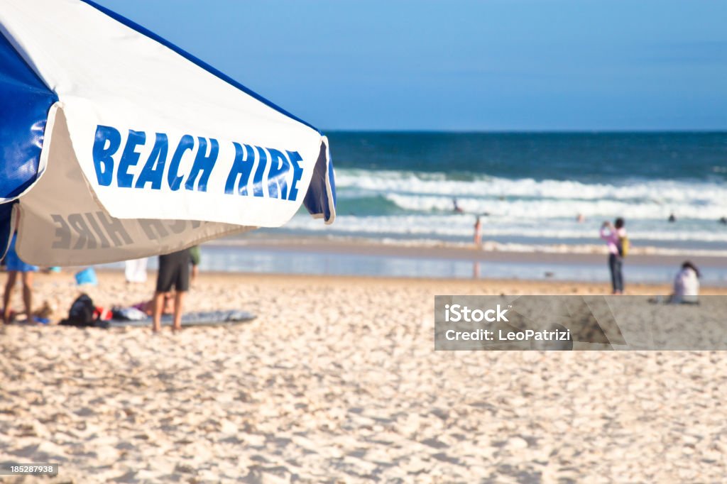 Beach Umbrella - Lizenzfrei Australasien Stock-Foto