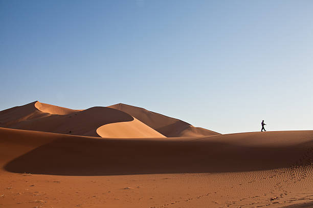 istock Walking in the sand dunes 185287994