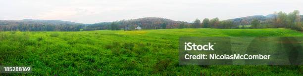 Tarde De Verão Misty Campo Panorama - Fotografias de stock e mais imagens de Montérégie - Montérégie, Agricultura, América do Norte
