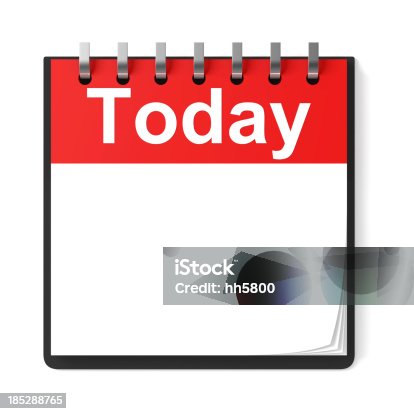 istock Blank Calendar Today 185288765