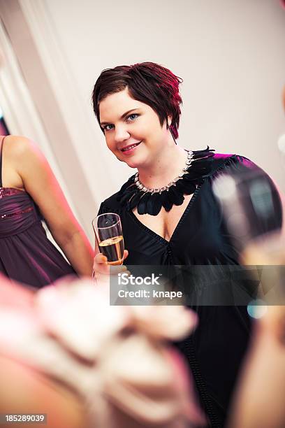 Party Celebrating With Champagne Stock Photo - Download Image Now - 25-29 Years, 30-34 Years, 30-39 Years