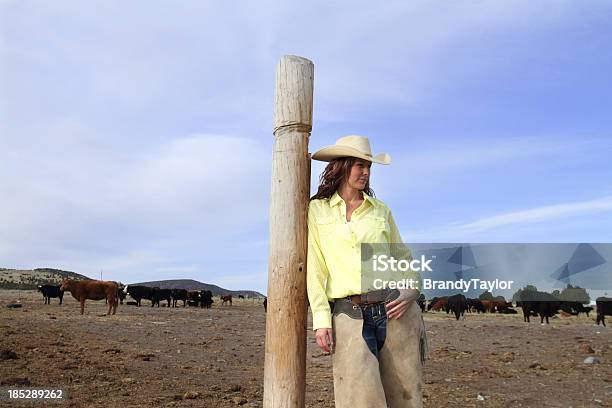 Contemplating Cowgirl Stock Photo - Download Image Now - 20-29 Years, 30-39 Years, Adult