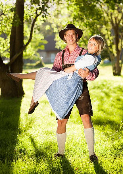 Beer Fest Couple Having Fun