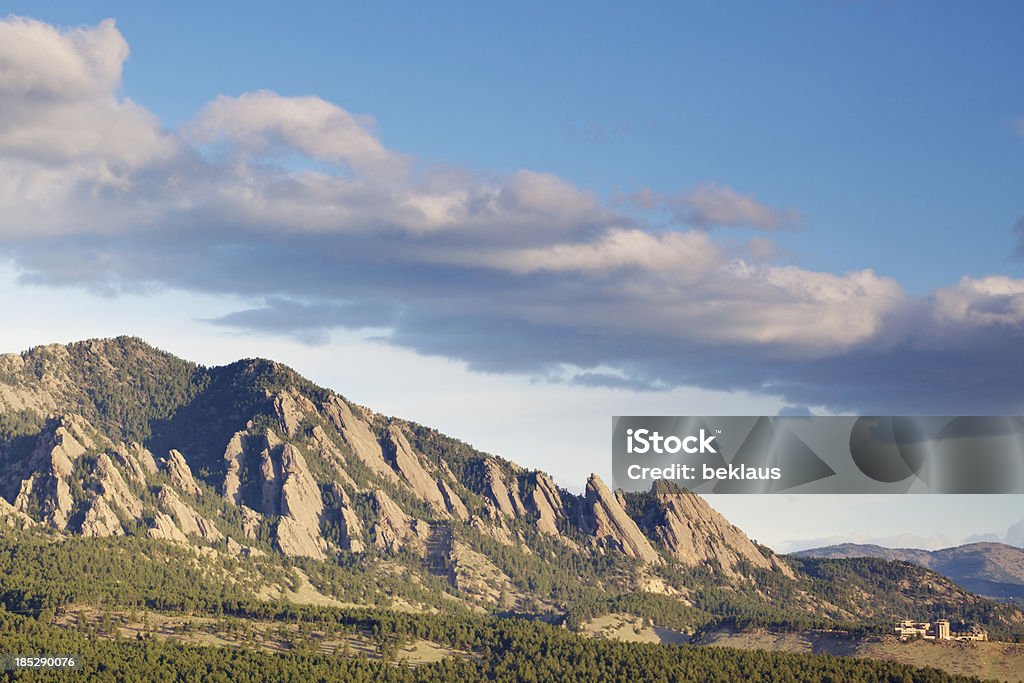 Boulder no Colorado Flatirons - Royalty-free Boulder Foto de stock