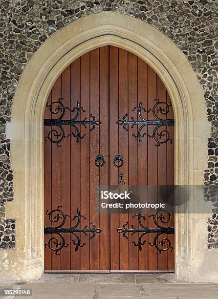 Beautiful Church Door Stock Photo - Download Image Now - Door, Castle, Mansion
