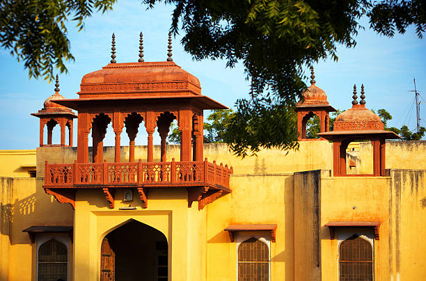 인도어 palace - jaipur amber fort column amber palace 뉴스 사진 이미지