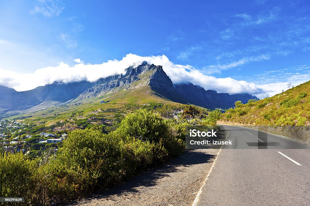 Lion Head in Cape Town View of the Lion Head in Cape Town part of the Table Mountain range in Cape Town, South Africa. Africa Stock Photo