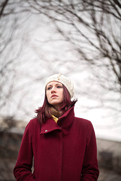 istock Young woman on a cool fall day 185291654