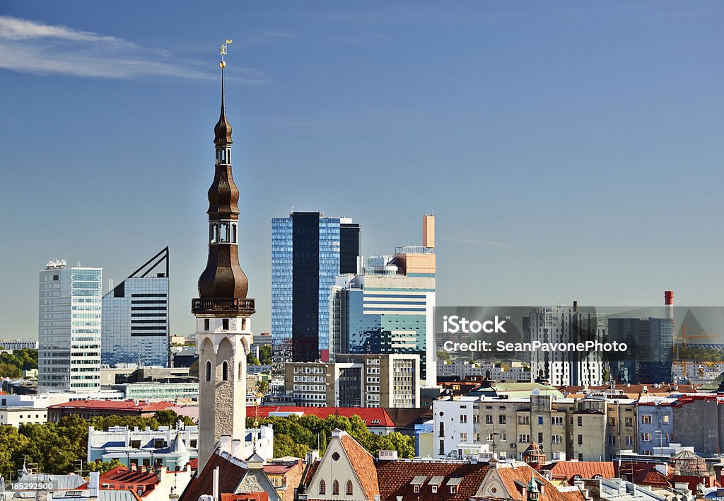 Nevski Estonia horizonte - Foto de stock de Aguja - Chapitel libre de derechos