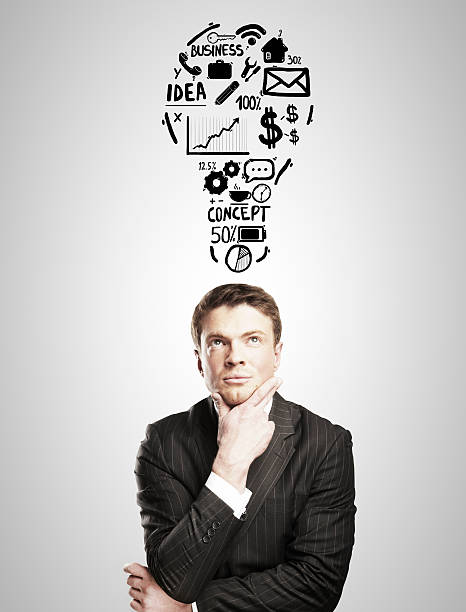 istock businessman and lamp 185293618
