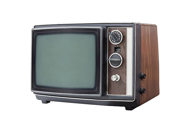 istock Retro Portable Television Set Isolated 185293891
