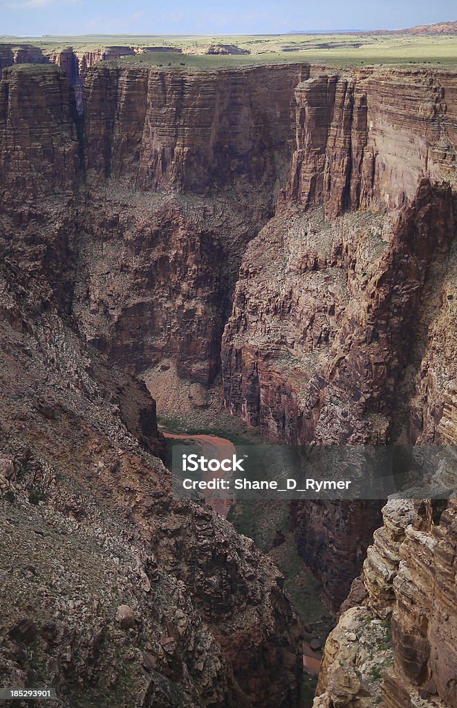 Глубокий Каньон и реки - Стоковые фото Аризона - Юго-запад США роялти-фри