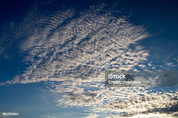 Cirrocumulus Cloudscape Stock Photo - Download Image Now - Blue, Cirrocumulus, Cloud - Sky