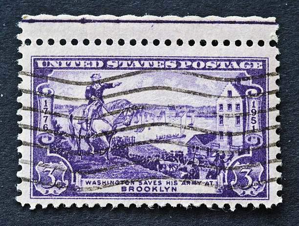 istock Battle of Brooklyn Stamp 185295267
