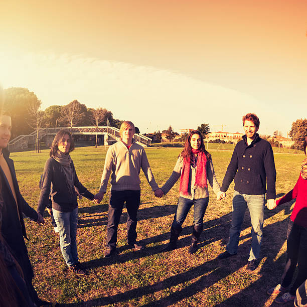 istock Together for a common idea - enjoy outdoors 185295612