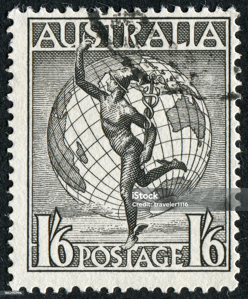 オーストラリアハーミーズ Stamp - オーストラリア�のロイヤリティフリーストックフォト