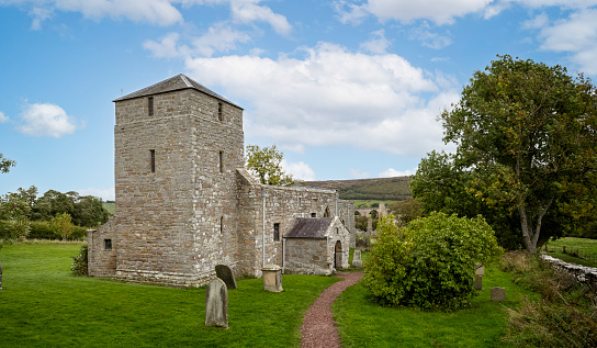 St John the Baptist Church - Norman church in Edlingham, Northumberland, UK on 24 September 2023