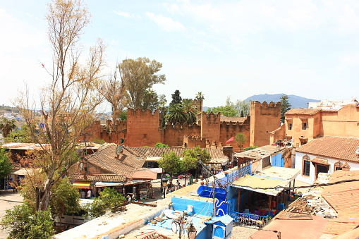 Chefchaouen city center Morocco