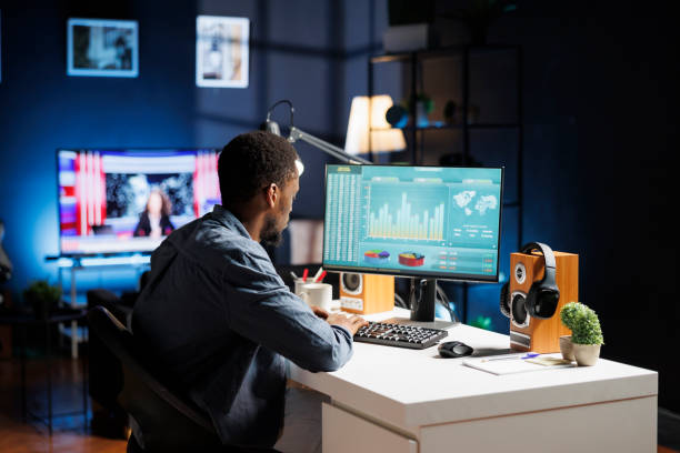 istock Financial expert examining economic situation online 1852968851