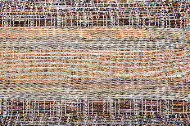 istock Colorful african peruvian style rug surface close up 185297048