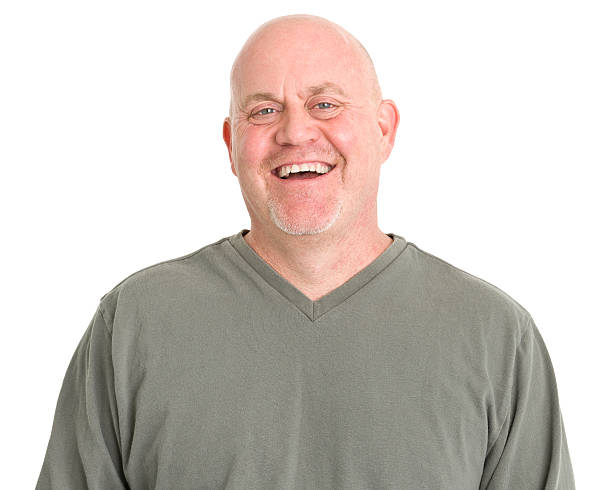 istock Laughing Mature Man Portrait 185297292
