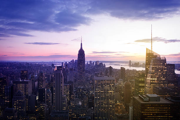 istock New York City Skyline at Sunset 185297379