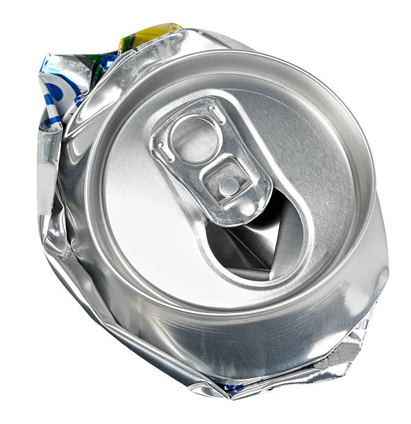 istock Crushed soda can viewed from the top 185297652