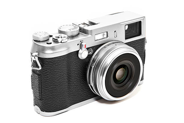 Vintage Camera A new digital camera with classic vintage design. vintage camera stock pictures, royalty-free photos & images