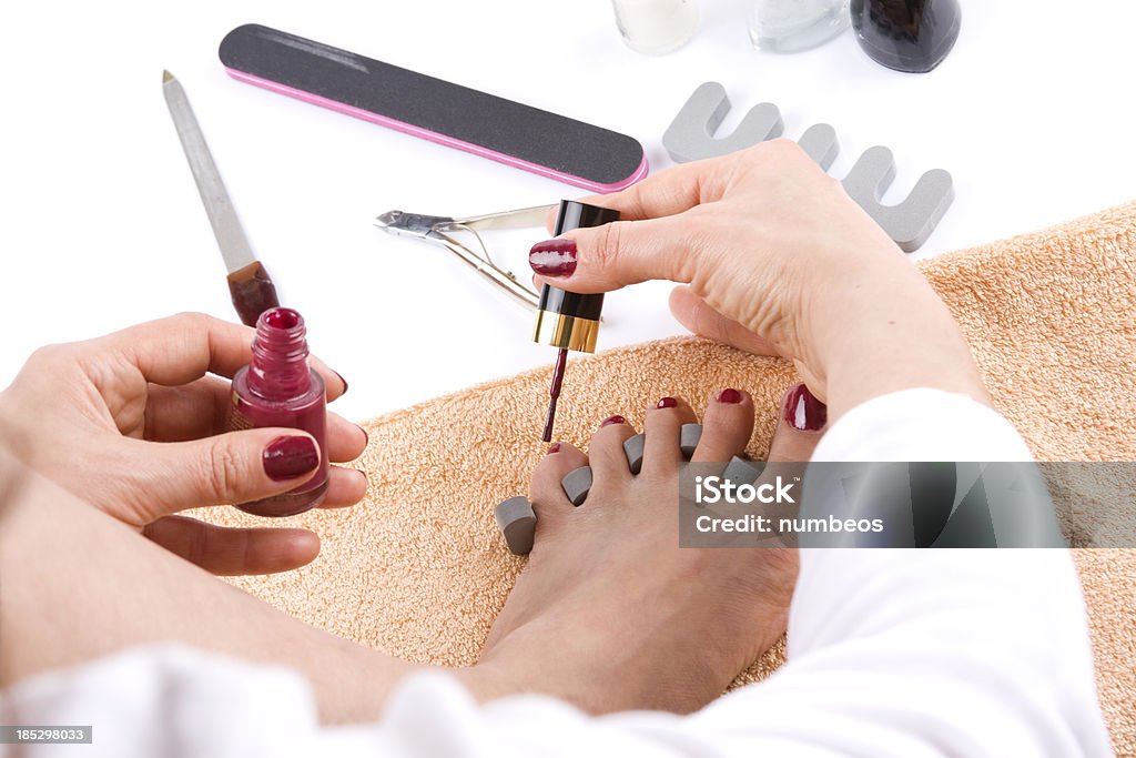 Pedicure More manicure & pedicure photos; Adult Stock Photo