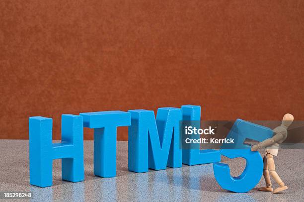 Html 5hölzerne Kleiderpuppe Was Das Wort Stockfoto und mehr Bilder von Alphabet - Alphabet, Aufführung, Blau