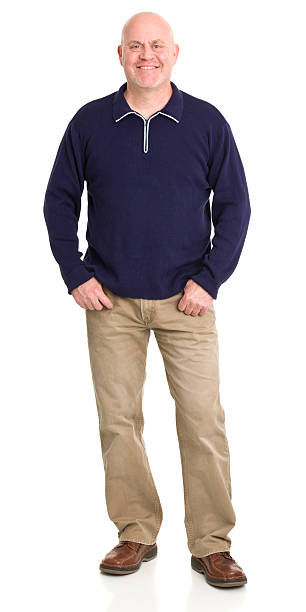 istock Happy Smiling Man Standing Portrait 185298441